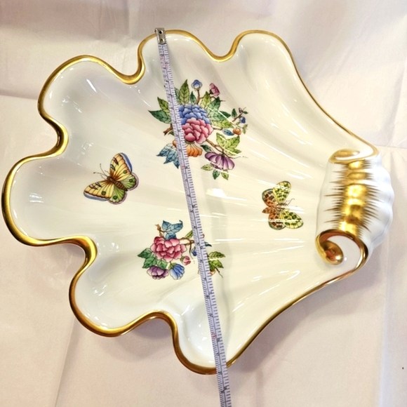 HEREND "Queen Victoria" pattern, shell-shaped dish. - Picture 6 of 10